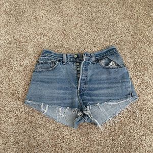 Levi’s ReDone the short jean shorts sz 24 boyfriend